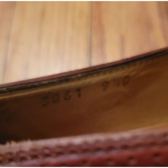 Cole Haan Bragano Brown Italian Leather Loafers Kiltie Fringe Buckle 10D Vibram - Picture 10 of 11